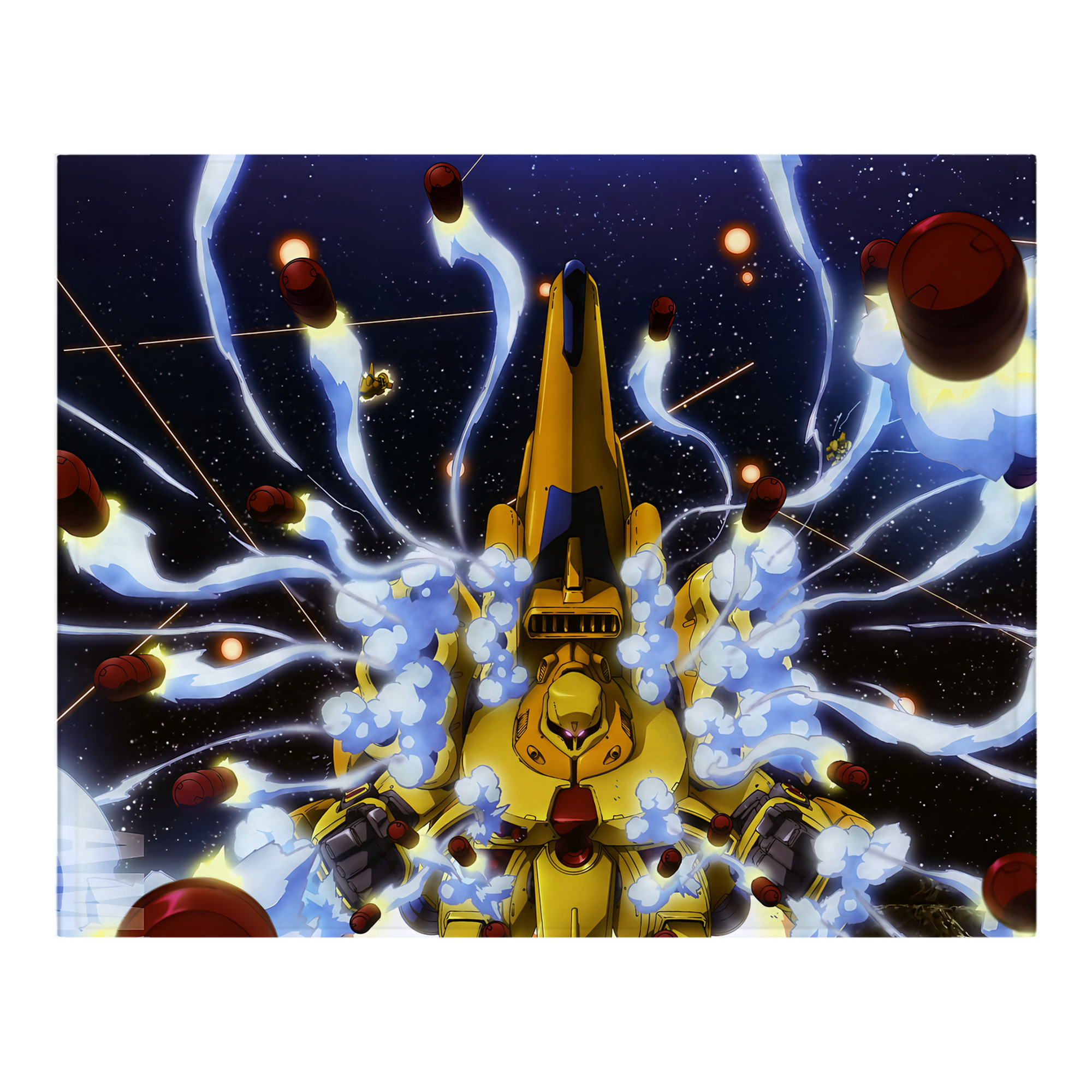 （画像用） 機動戦士ガンダム Mobile Suit Gundam フランネルブランケット・多サイズ対応（横型）