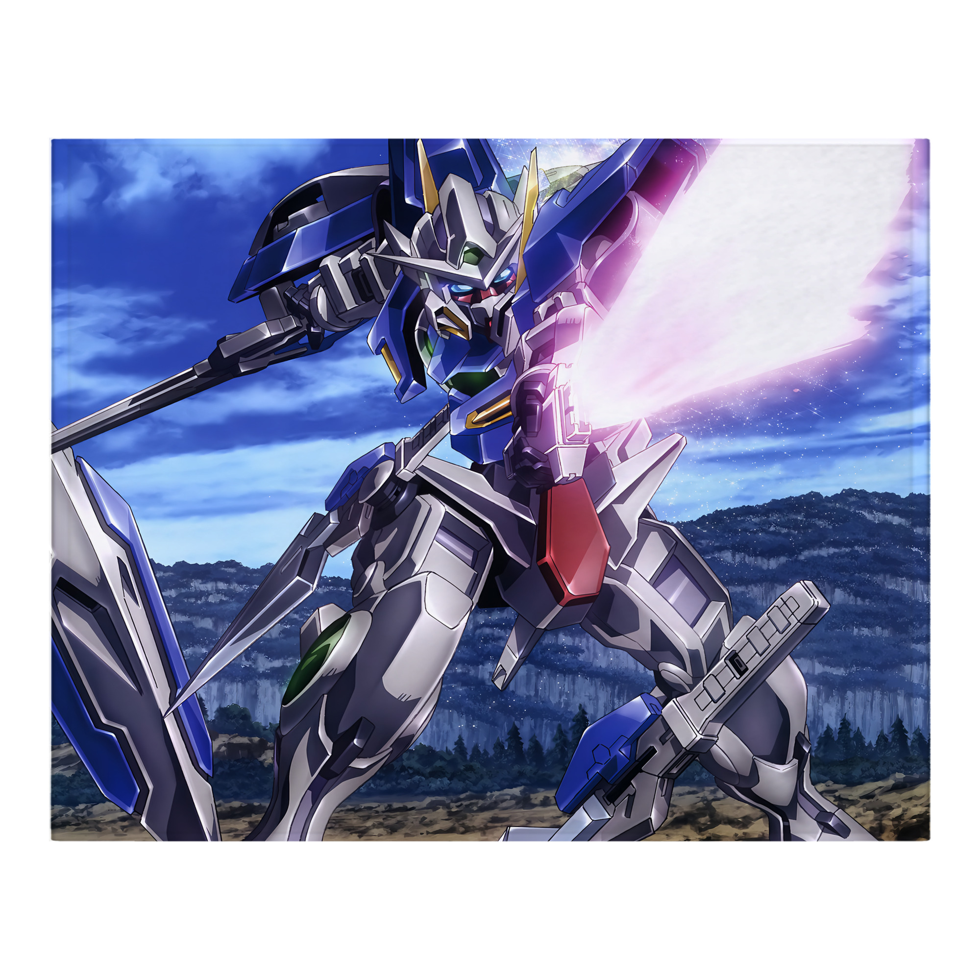 （画像用） 機動戦士ガンダム Mobile Suit Gundam フランネルブランケット・多サイズ対応（横型）