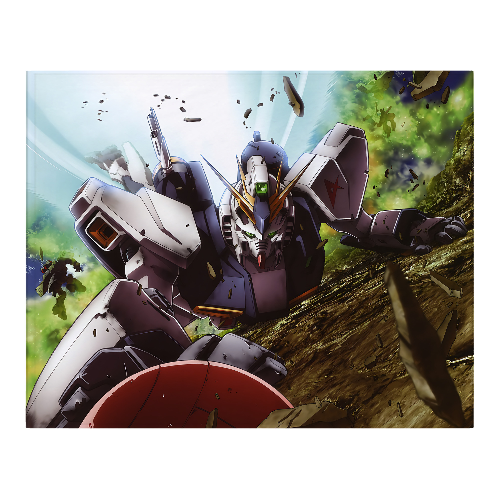 （画像用） 機動戦士ガンダム Mobile Suit Gundam フランネルブランケット・多サイズ対応（横型）