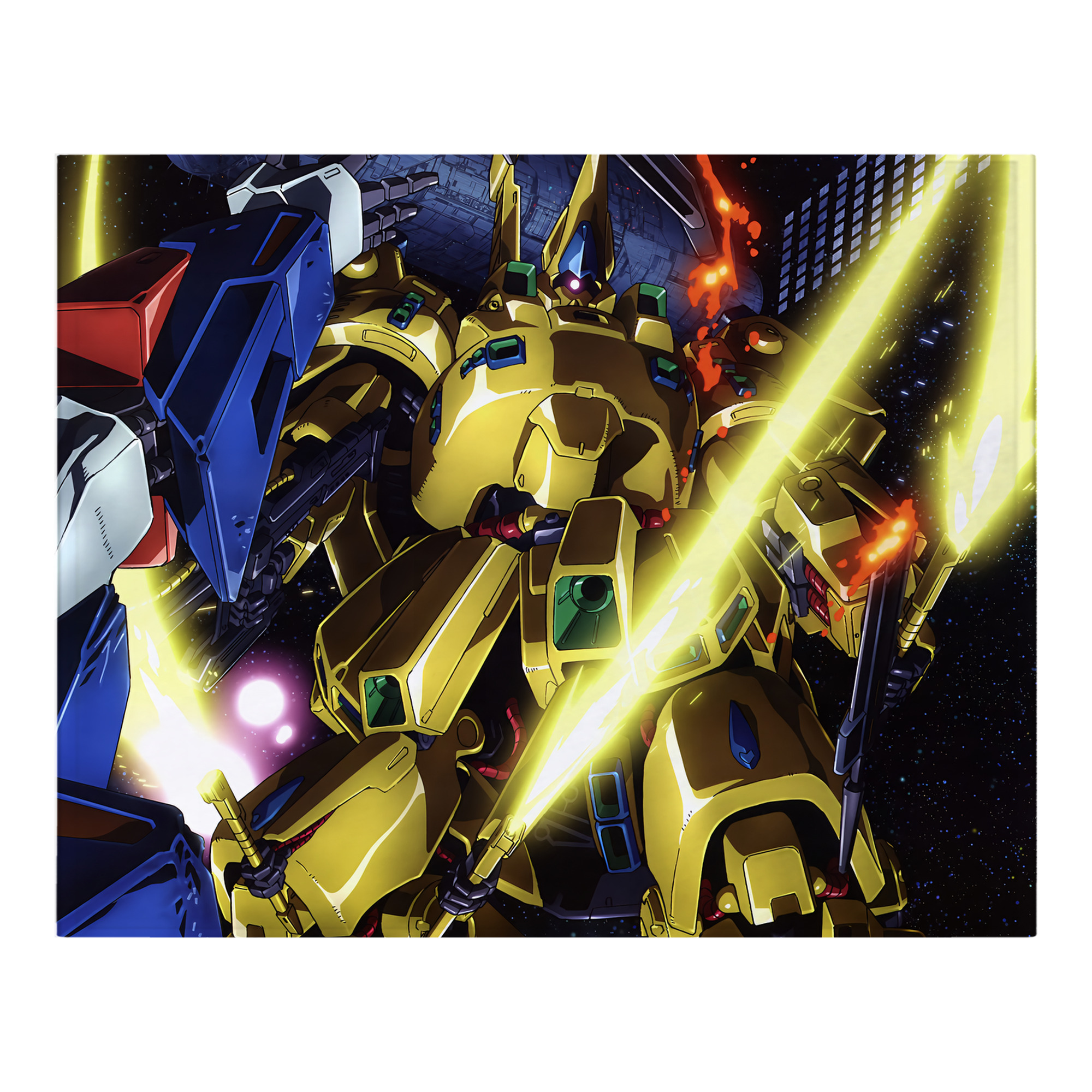 （画像用） 機動戦士ガンダム Mobile Suit Gundam フランネルブランケット・多サイズ対応（横型）