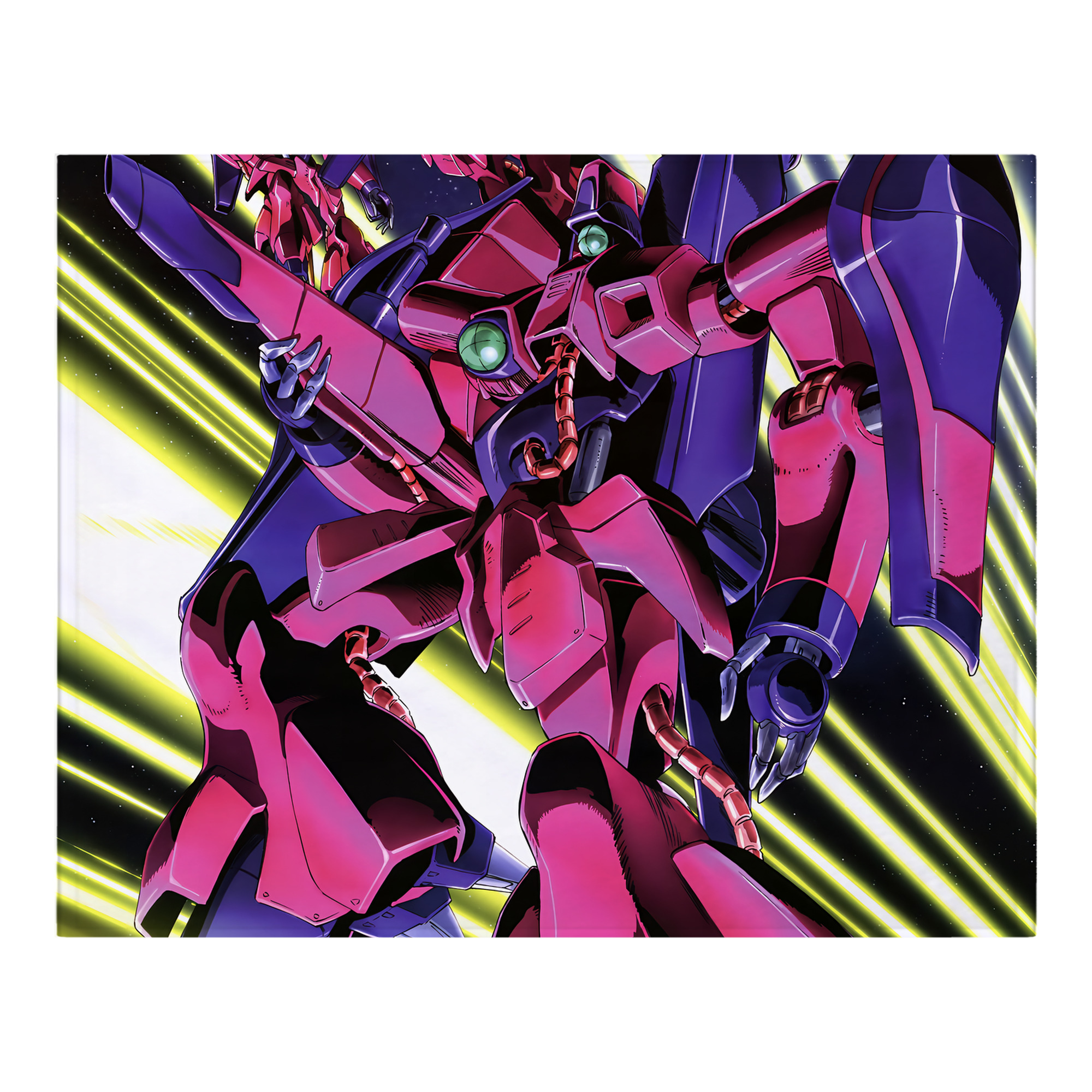 （画像用） 機動戦士ガンダム Mobile Suit Gundam フランネルブランケット・多サイズ対応（横型）