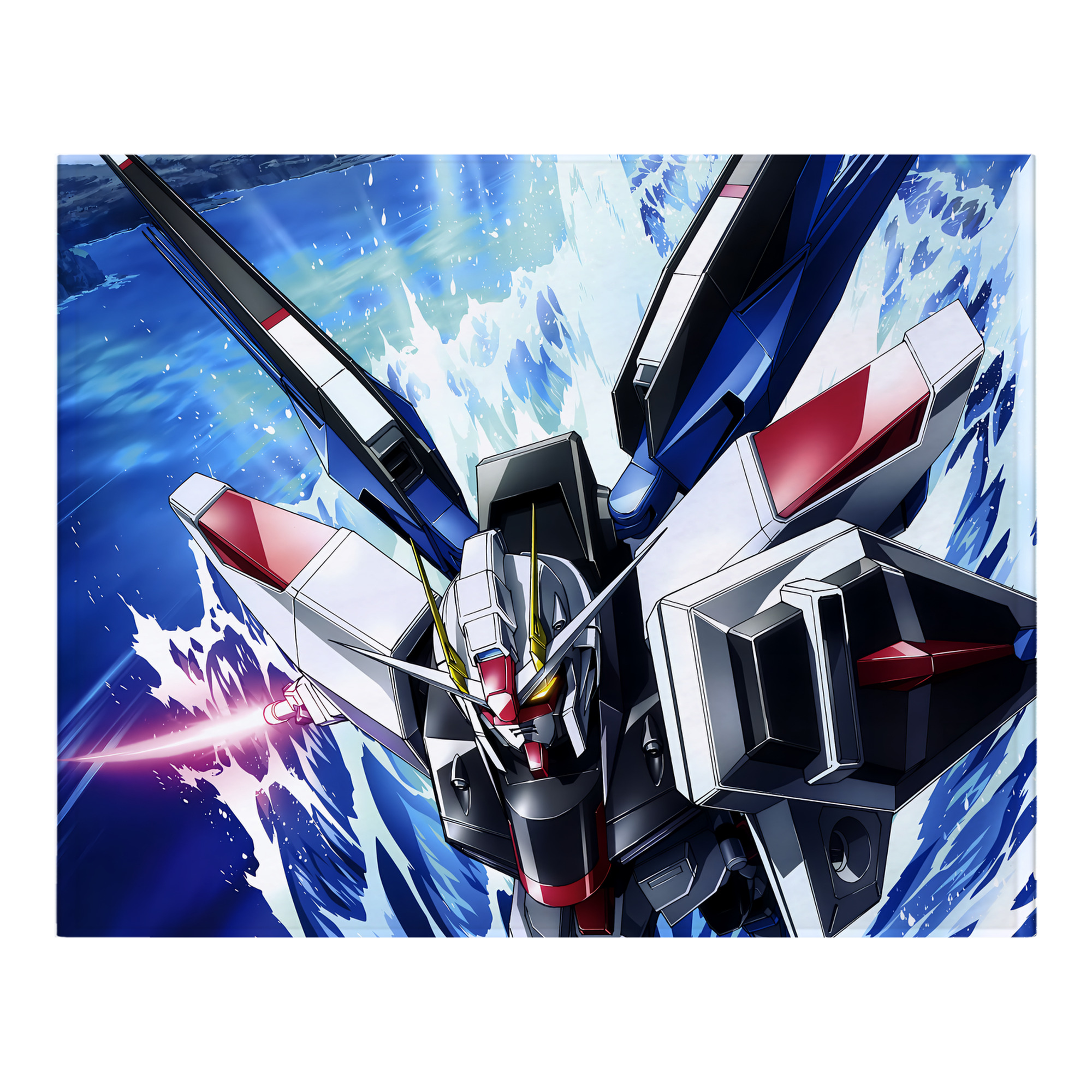 （画像用） 機動戦士ガンダム Mobile Suit Gundam フランネルブランケット・多サイズ対応（横型）