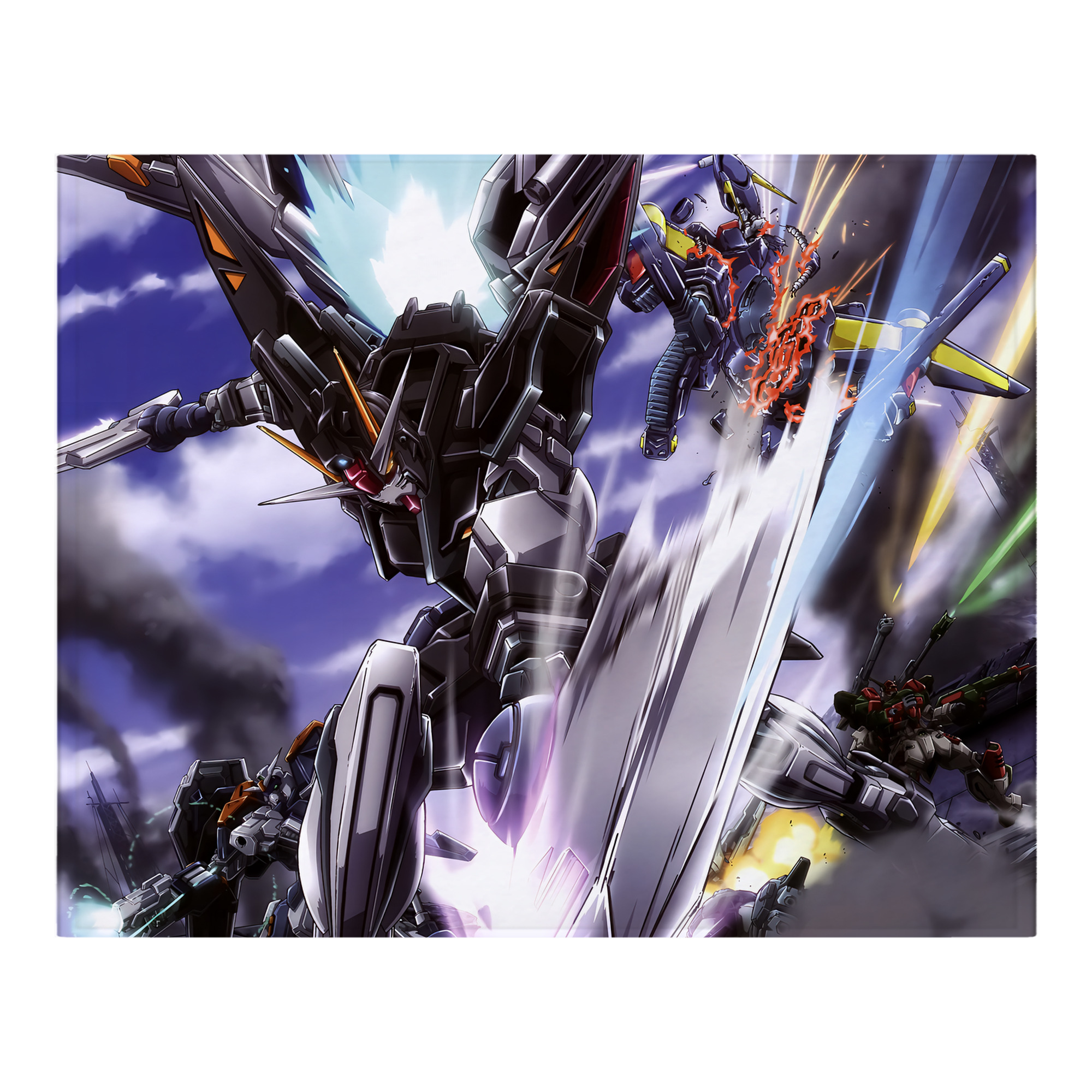 （画像用） 機動戦士ガンダム Mobile Suit Gundam フランネルブランケット・多サイズ対応（横型）