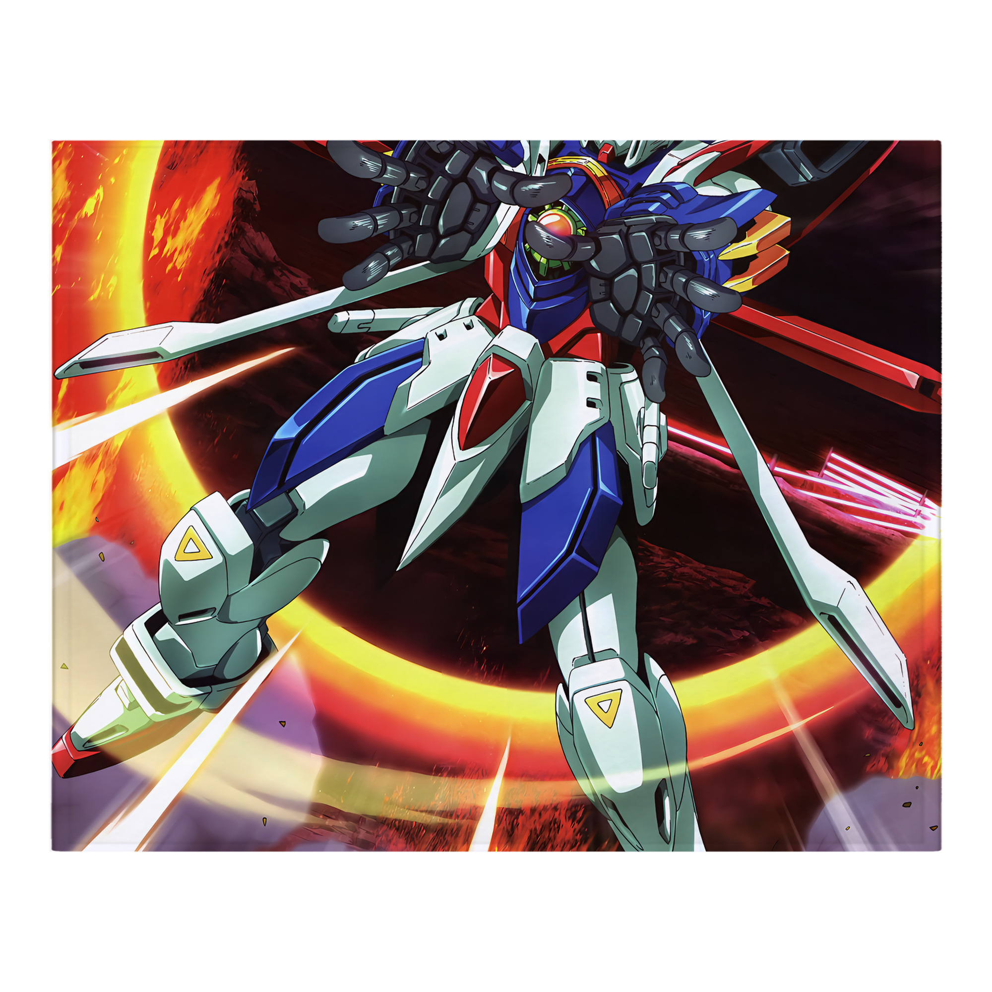 （画像用） 機動戦士ガンダム Mobile Suit Gundam フランネルブランケット・多サイズ対応（横型）