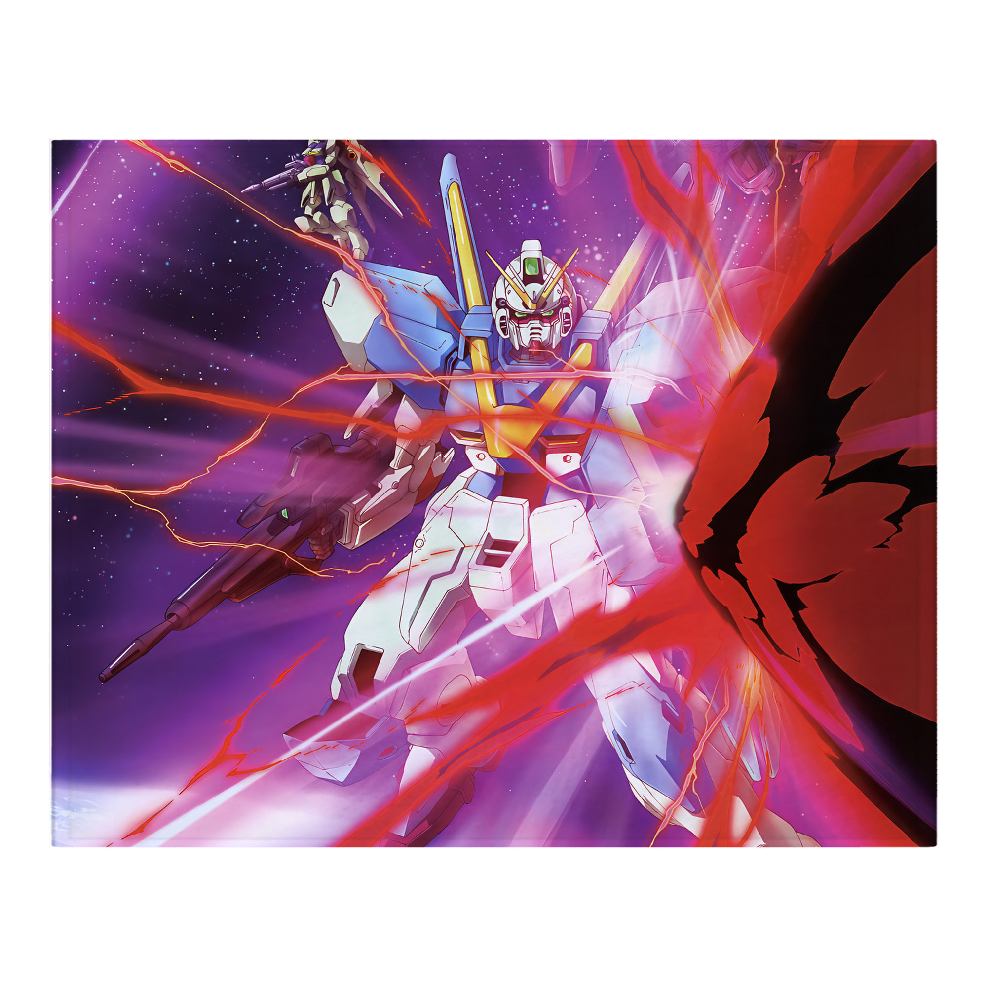 （画像用） 機動戦士ガンダム Mobile Suit Gundam フランネルブランケット・多サイズ対応（横型）